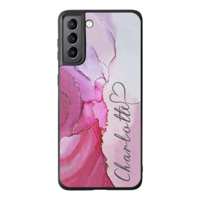 Silicone Marble Personalized Case For Samsung Galaxy S23 Ultra S24 Phone Cover