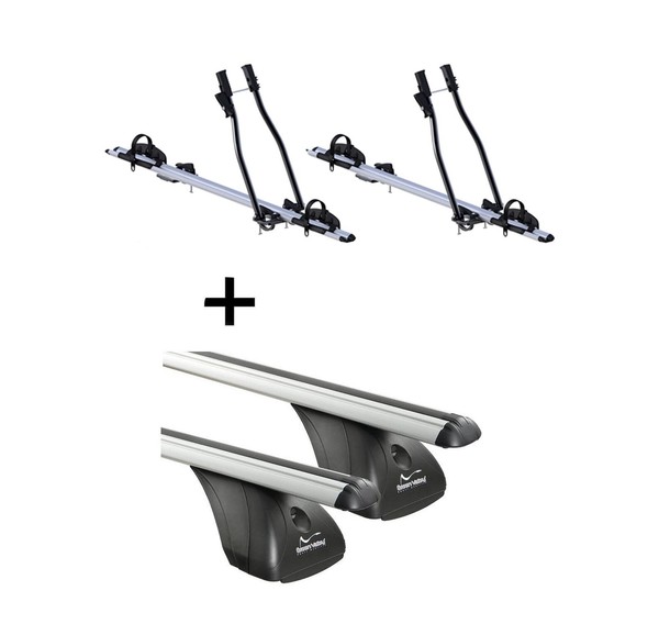 2X FahrradträGer Sagittar+DachträGer VDP FüR FüR Nissan Note II 5TüRer Ab 12-image