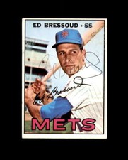 Ed Bressoud Signed Original 1967 Topps New York Mets Autograph
