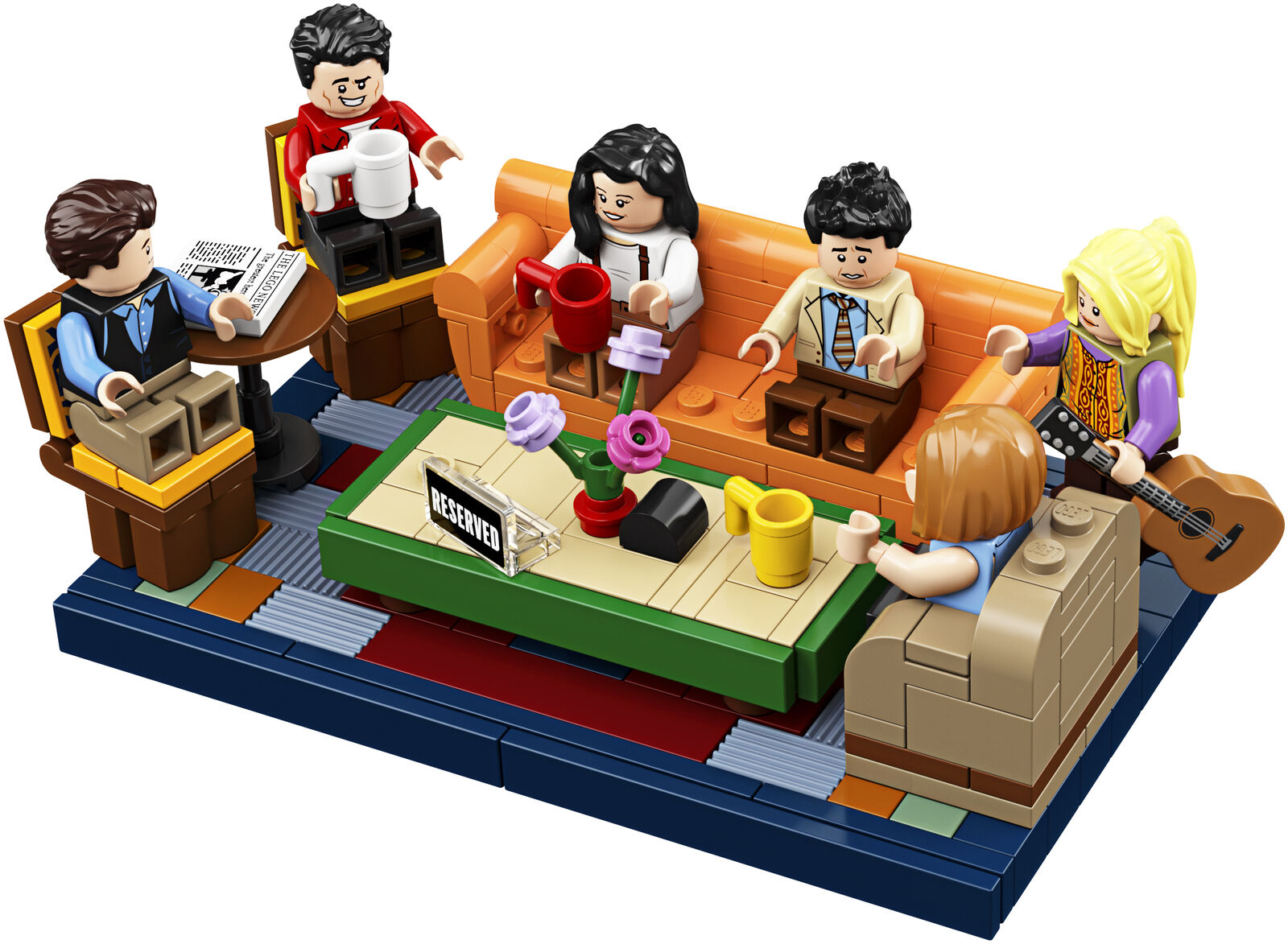 Lego Ideas 21319 Furniture & Accessories From Friends Central Perk