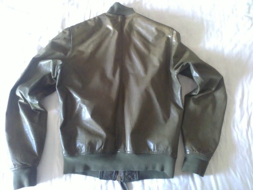 Authentic DSQUARED leather biker jacket 71AM130 size 48 - Picture 4 of 24