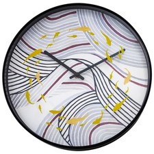 NeXtime Koi Wall Clock 30cm -Grey