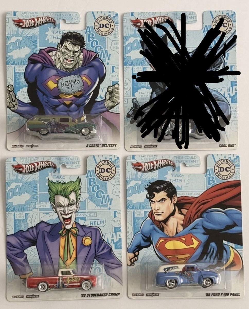 Hot Wheels Pop Culture 2012 DC COMICS ORIGINALS Bizarro Set Of 3