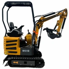 AGT Mini Excavator Tracked Digger w/Pilot Control 13.5HP Gas B&S XR2100 Engine