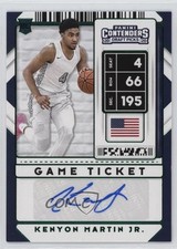 2020 Contenders Draft Picks Sticker Game Ticket Green Kenyon Martin Jr Auto 0a6