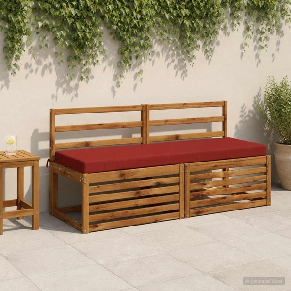 Bankkissen Soest 100 % Polyester Rot 140 X 50 X 8 Cm-image
