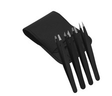 New Eyebrow Tweezers Set Professional Hair Pluckers Professional Beauty 4pcs Kit
