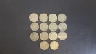 Lot of 14 Kennedy Half Dollars 1965-1969 40% Silver Circulated