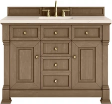 James Martin Vanities 547-V48-3EMR Brookfield 48" - Pecan