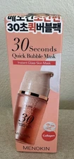 MENOKIN 30 Seconds Quick Bubble Mask LIFT Collagen/Instant Glass Skin Mask Korea
