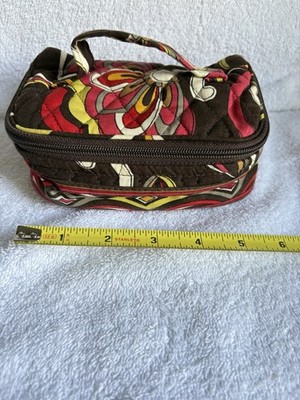 Vera Bradley Cosmetics/Jewerly Bag Wallet Zipper Inside Compartments - pre owned