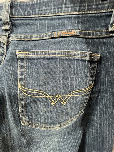 Wrangler Q baby women 6x36 long denim jeans mid rise equestrian bootcut tall - Bild 9 von 16
