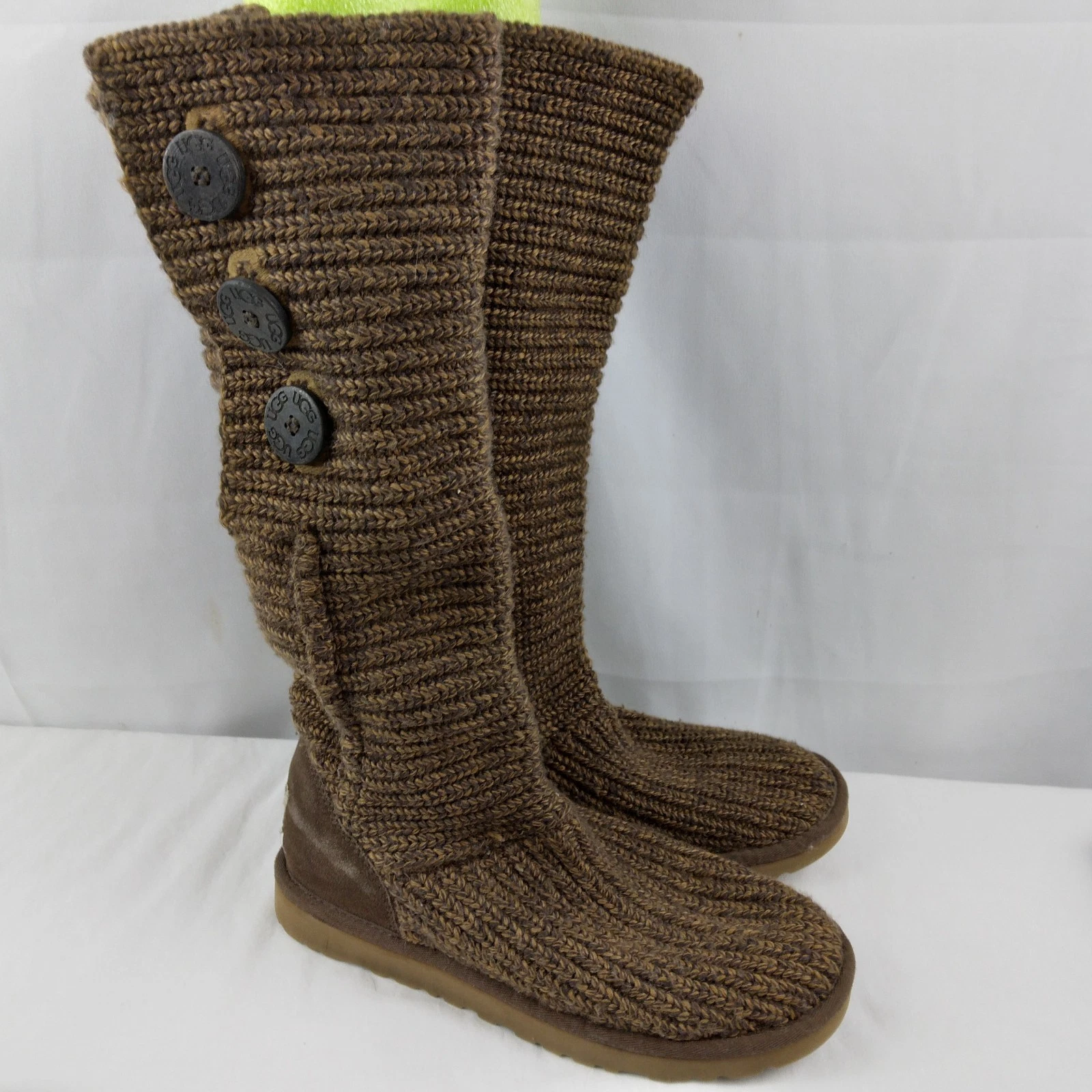 Stivali maglione UGG Australia 5819 maglia classica marrone donna taglia 8