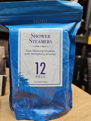 Byart Shower Steamers 12 Pack Relaxing Aromas
