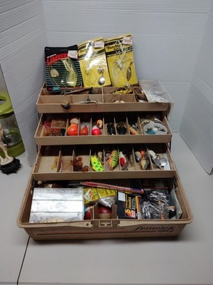 Fenwick 1080 Tackle Box With Miscellaneous Tackle Box Not In Best Shape See Pics