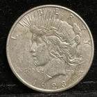 1923 S Peace Silver Dollar Circulated 90% Silver Coin
