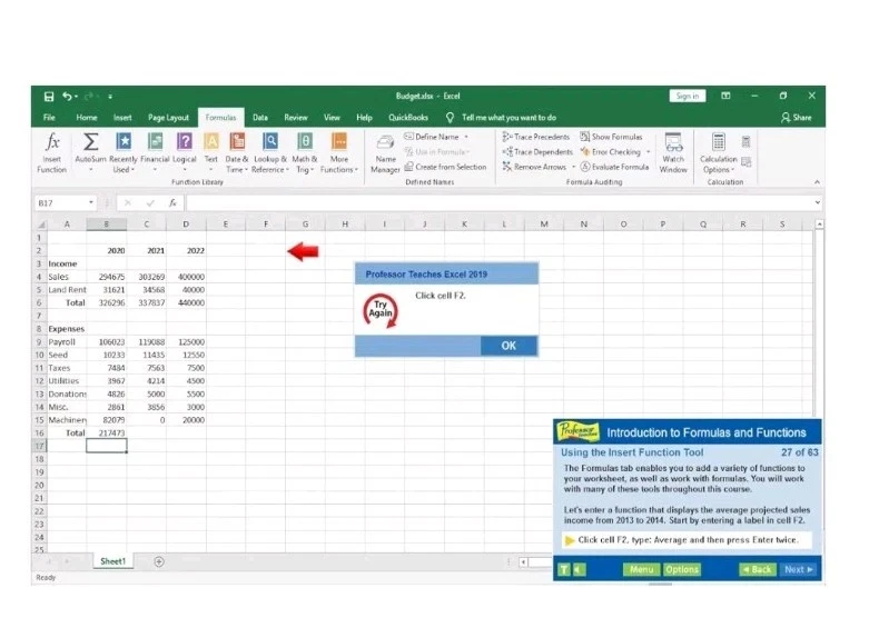 PROFESSOR TEACHES OFFICE 2019 & Win 10 (Latest Version) PC Software---Win 10,8,7 - Image 2 of 4