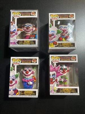 Funko Pop! Killer Klowns From Outer Space - Slim NYCC-Shorty-Jumbo-Spikey- Set
