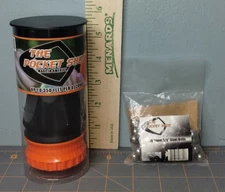 THE POCKET SHOT Original Slingshot Made in USA w 70 Count 3/8" Steel Balls - New