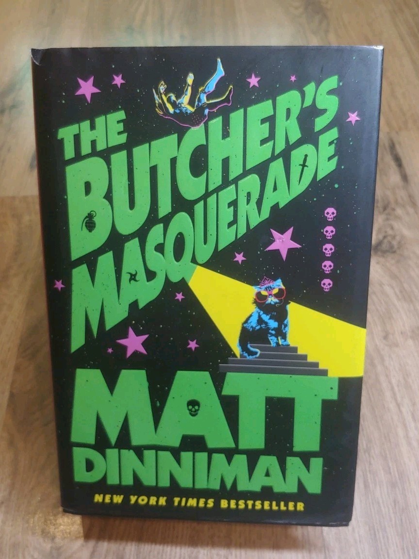​The Butchers Masquerade Matt Dinniman Dungeon Crawler Carl Book 5 Novel Damaged