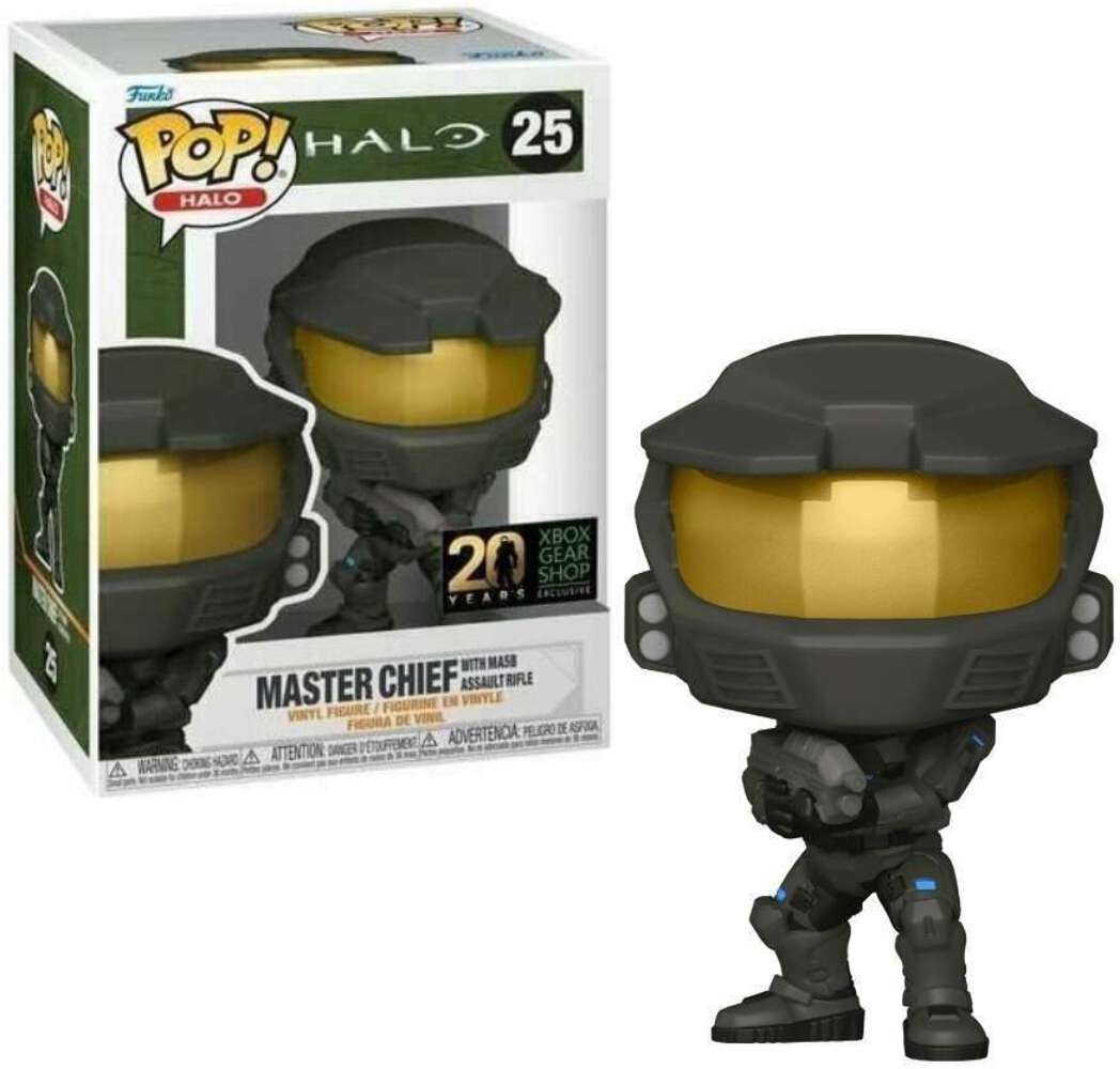 Funko POP! Halo: Master Chief w/ MA5B Assault Rifle (Xbox Gear Shop) #25