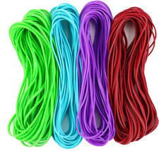 Large Heavy Duty Rubber Bands - 120 Pcs, 7X1/8 Inches, Assorted Colors, Office 