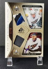 Ovechkin Kolzig Upper Deck 2006-07 SP Game Used Dual Patch Capitals /25