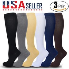 1x Compression Socks Stockings Womens Mens Knee High Medical 20-30 mmHG S/M-L/XL