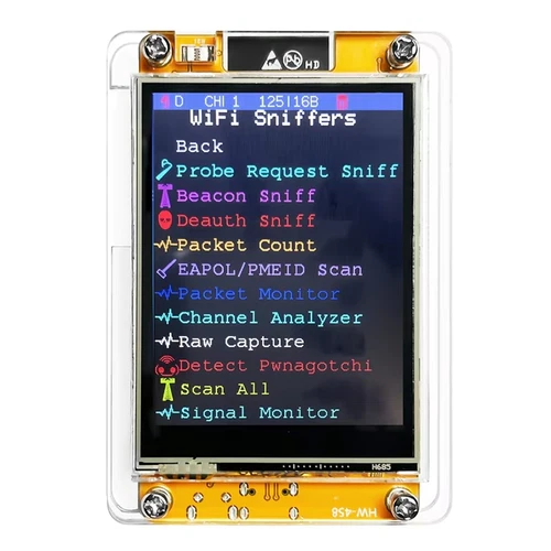 CYD Marauder 2432R028 ESP32 Marauder Development Board 1.7.2 Firmware 2.8 Inch 2