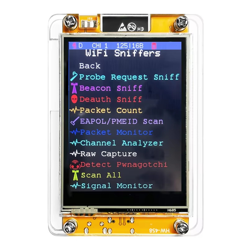 CYD Marauder 2432R028 ESP32 Marauder Development Board 1.7.2 Firmware 2.8 Inch 2