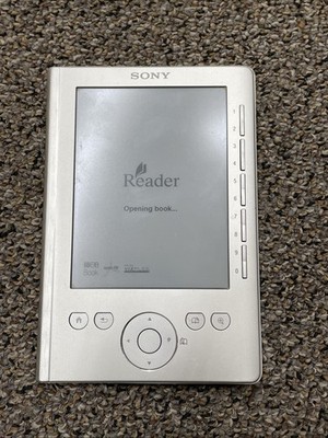 Sony PRS-300 Reader Digital eBook Reader 5  Silver AS-IS Parts/Repair No Battery