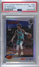 2019-20 Panini NBA Hoops Premium Stock Tribute Silver Prizm Ja Morant PSA 8 2t7