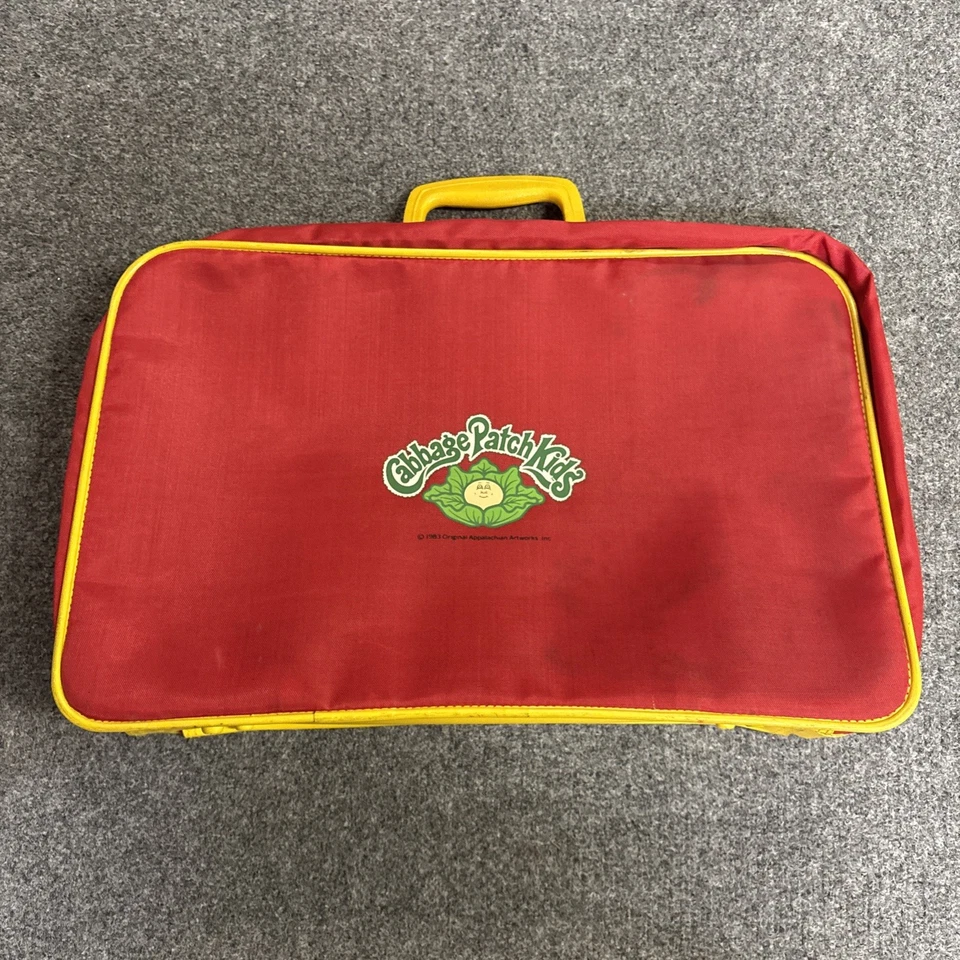 DE COLECCIÓN 1983 IMAGININGS REPOLLO PARCHE NIÑOS ROJO Y AMARILLO MALETA/EQUIPAJE Foto 2 de 4