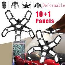 2Pcs LED Garage Light 900000LM Deformable Bright E26 E27 Shop Ceiling Bulb Lamps