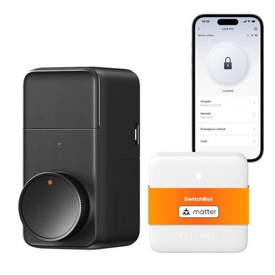 SwitchBot Smart Lock Pro Hub Mini Matter for Deadbolt Alexa HomeKit Apple Watch