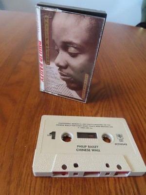 PHILIP BAILEY  ~CHINESE WALL ~ Cassette Tape (1984)