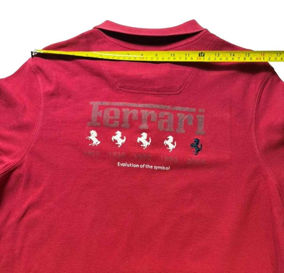 CAMISA POLO DE MANGA CORTA FERRARI | XL | ROJO - Imagen 3 de 4