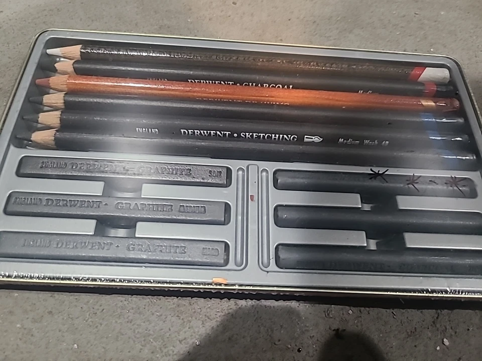 Derwent Sketching Collection 12 No 34305 NOVO Lápis, Carvão e Grafite - Imagem 3 de 4