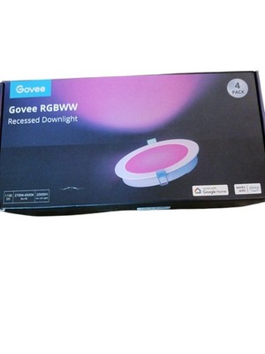 Govee Smart Recessed Downlight 4 Pack H601A 20000H