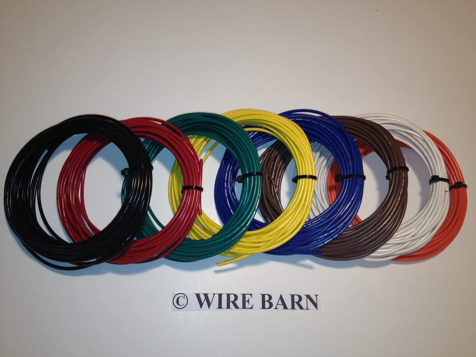 COPPERFIELD 14 AWG MACHINE TOOL WIRE - MTW - 8 COLORS - 25' EACH COLOR - MADE USA