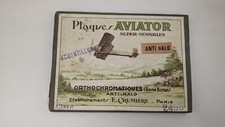 Plaques photographiques AVIATOR orthochromatiques 13x18, pochette fermée
