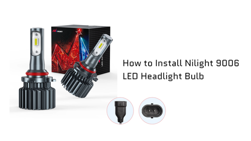 Nilight 9006 LED Headlight Bulbs 350% Brighter HB4 LED Low Beam - Video 1 of 1