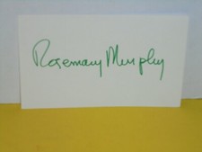 AUTOGRAMM - ROSEMARY MURPHY - ORIGINAL SIGNIERT