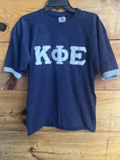 Vintage Signature Tshirt Kappa Phi Sigma Sorority T-shirt Sz M Made In USA {P}