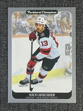 Nico Hischier 2023-24 Upper Deck Parkhurst Champions Hockey Base Silver #39
