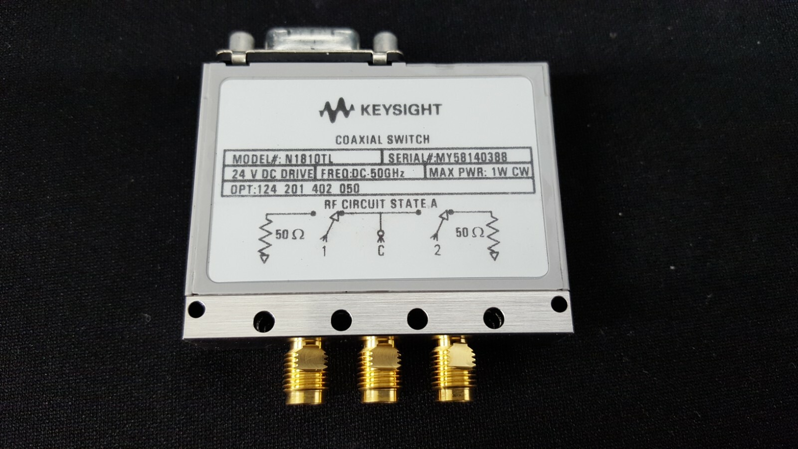 HP/Agilent/keysight_N1810TL : Coaxial Switch 50GHz /EA | eBay