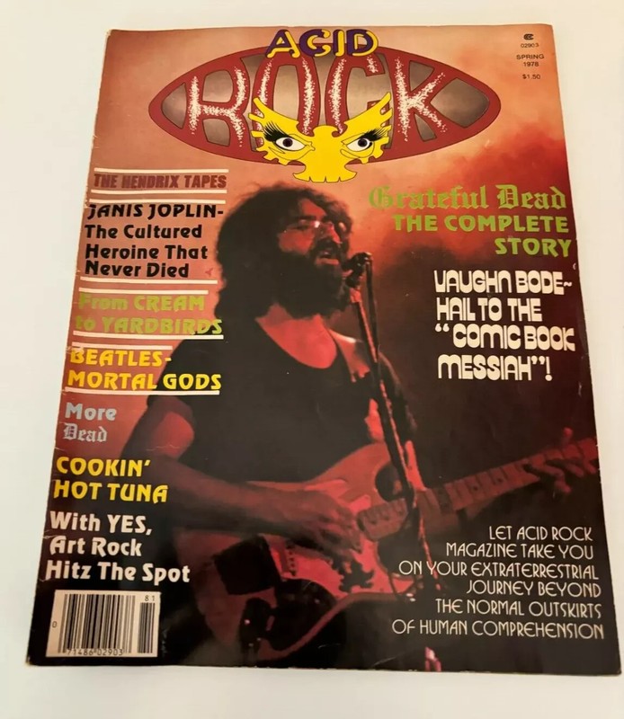 1978-ACID ROCK-Magazine(RARE) JERRY GARCIA,Hendrix,Dead and more