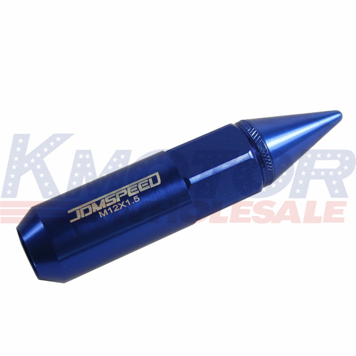 JDMSPEED New Black 20PCS M12X1.5 Cap Spiked Extended Tuner 60mm Aluminum Wheels Rims Lug Nuts