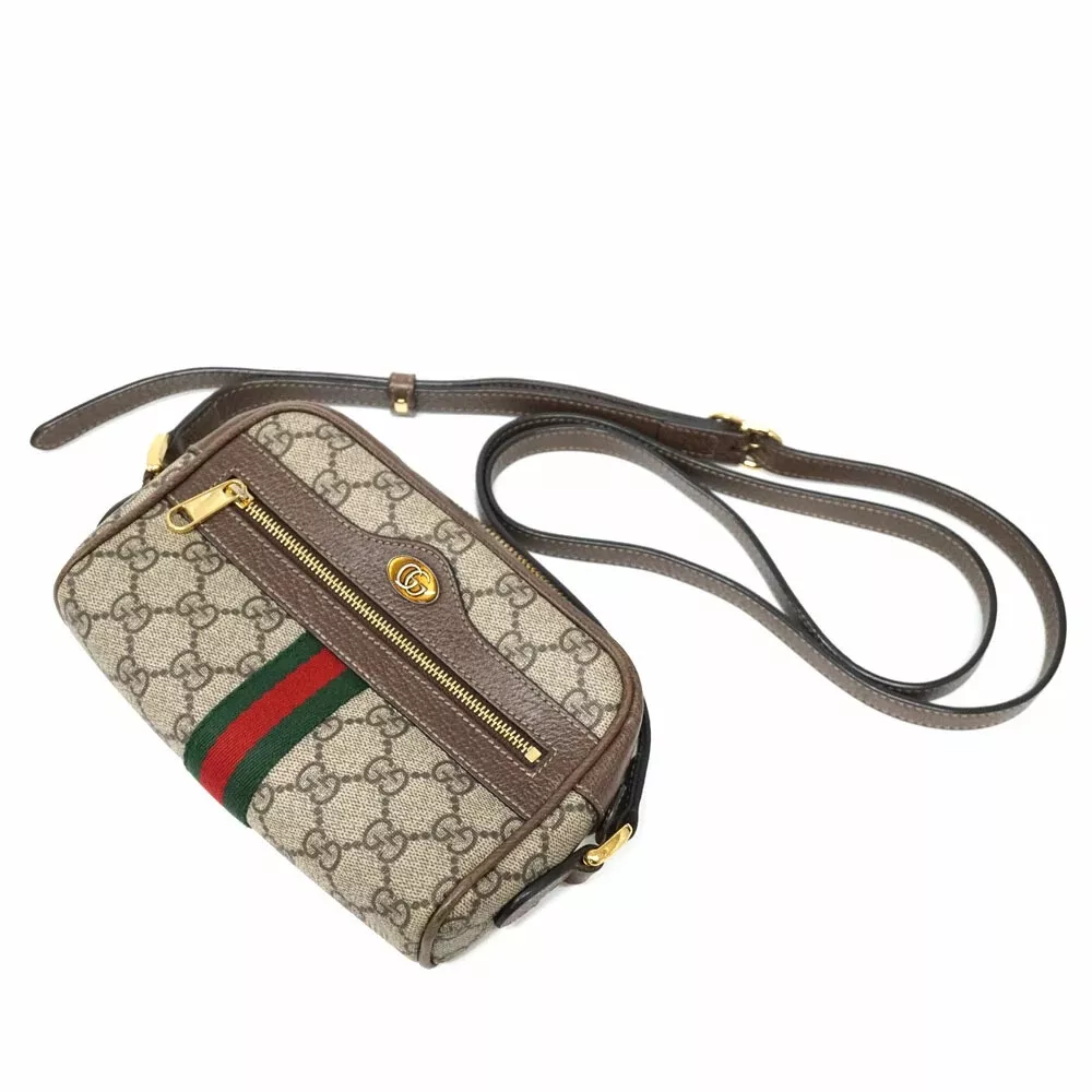 Sac bandoulière GUCCI Ophidia GG Supreme 517350 avec sac de rangement250206