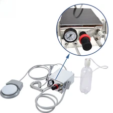 Portable Dental Turbine Unit 3 Way Syringe Work with Air Compressor 2/4 Holes